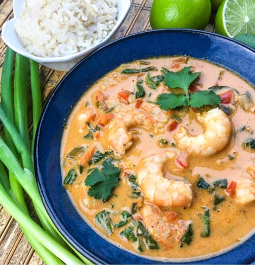 Thai Coconut Shrimp Soup